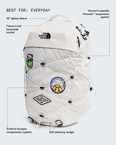 Womens Borealis Patch TNF White Dune Patch HERO2