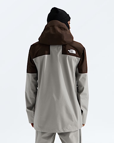 Mens Summit Eastwall GTX Jacket TNF Dark ChestnutStone Slab BACK