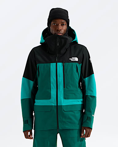 Mens Summit Series Verbier GORETEX Jacket TNF Restorative TealPacific Teal Main
