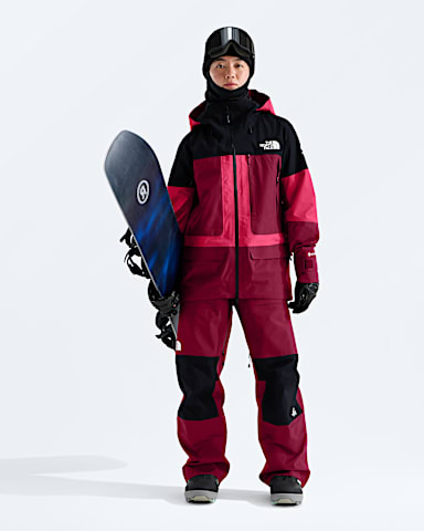 Manteau Summit Series Verbier GORETEX pour femmes TNF Lali GuranEcrasement BourgogneNoir TNF HERO2