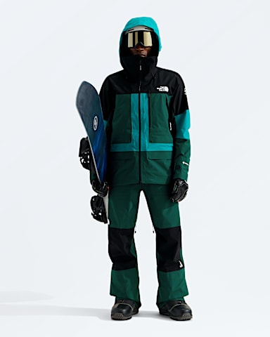 Mens Summit Series Verbier GORETEX Bibs TNF Pacific TealTNF Black HERO2