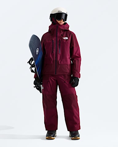 Womens Powstar Jacket TNF Burgundy Crush HERO2