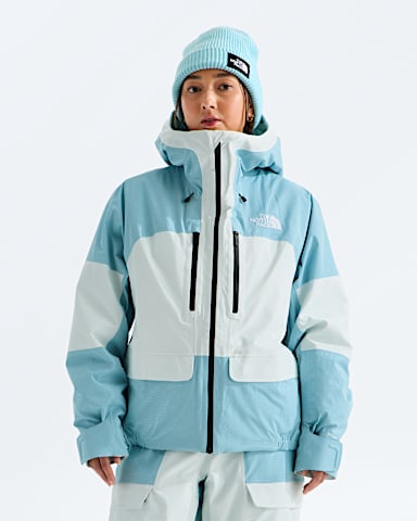 Womens Powstar Jacket TNF GlacierPearl Stone Main