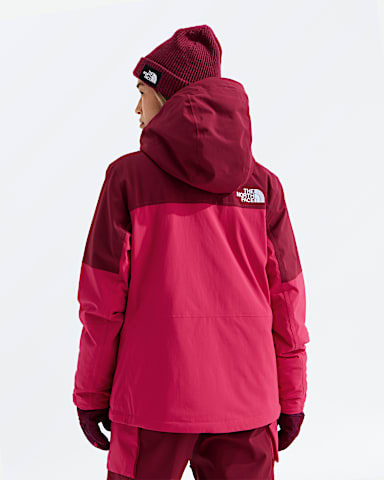 Womens Freedom Insulated Jacket TNF Lali Guran Burgundy Crush BACK