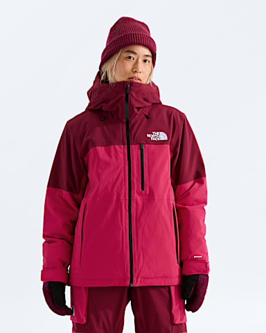 Womens Freedom Insulated Jacket TNF Lali Guran Burgundy Crush Main