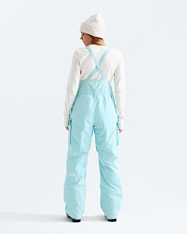Womens Freedom Insulated Bib TNF Glacier BACK