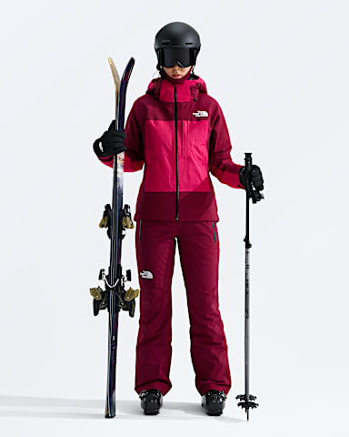 Womens Lenado Jacket TNF Lali Guran Burgundy Crush HERO2