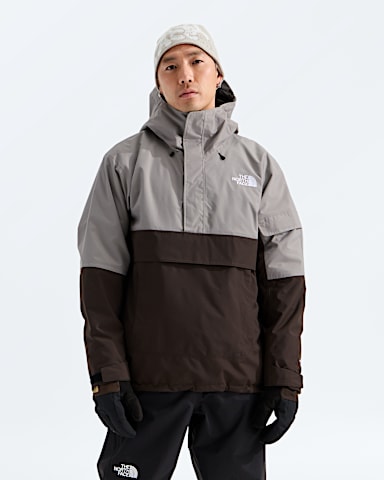 Mens Evryday Anorak TNF Stone SlabDark Chestnut HERO
