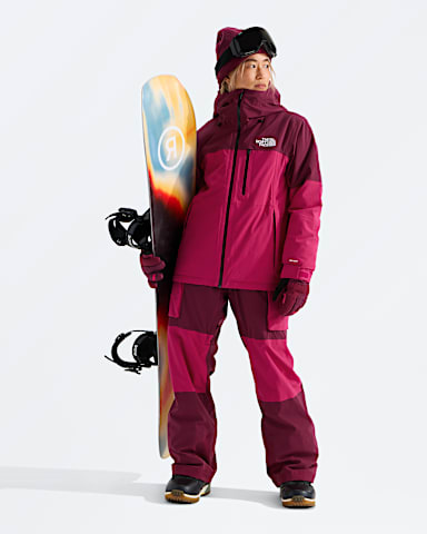 Womens Freedom Bib TNF Burgundy CrushLali Guram HERO2