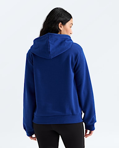 Womens Evolution Simple Dome Regular Hoodie TNF Bold Blue BACK