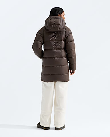 Parka capuchon en duvet Hydrenalite City pour femmes TNF Dark Chestnut BACK