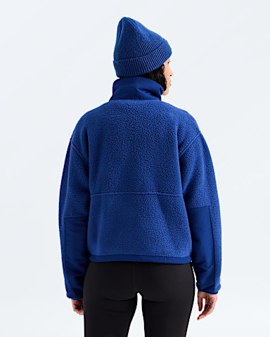 Womens Yumiori Off Peak Zip Jacket TNF Bold Blue BACK