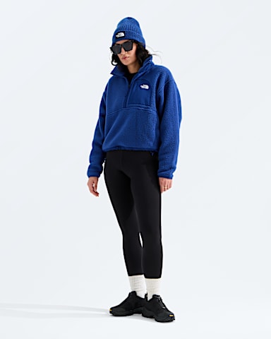 Womens Yumiori Off Peak Zip Jacket TNF Bold Blue HERO2