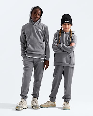 Boys  Girls Evolution Simple Dome Pullover Hoodie TNF TNF Pale Grey Heather HERO