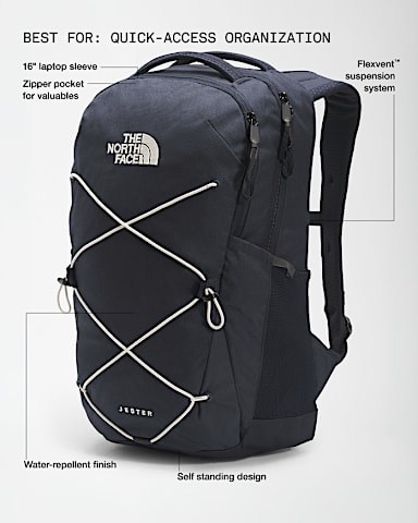 Jester Backpack 28L TNF Aviator Navy Light HeatherVintage White HERO2