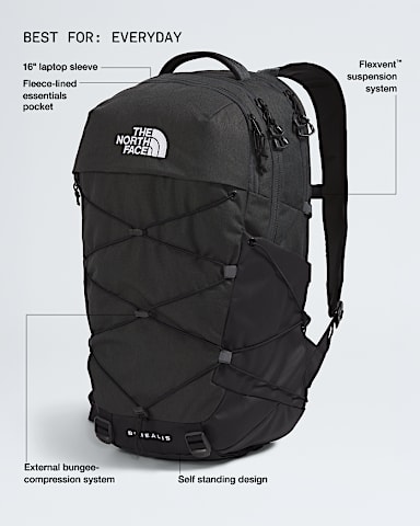 Borealis Backpack  28L TNF Asphalt Grey Light HeatherTNF Black HERO2