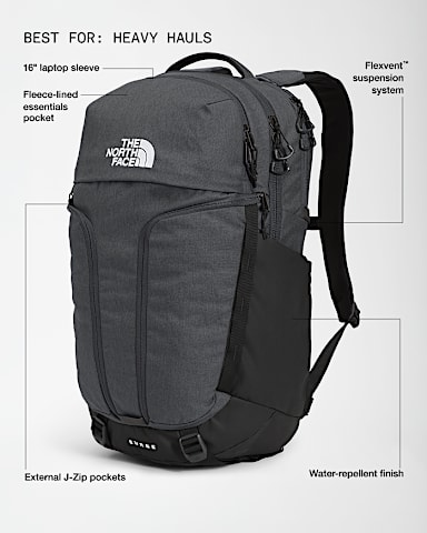 Surge Backpack 31L TNF Asphalt Grey Light HeatherTNF Black HERO2