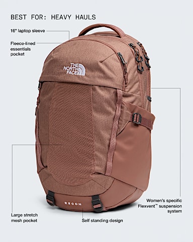 Womens Recon TNF Copper Silt Light HeatherCopper Silt HERO2