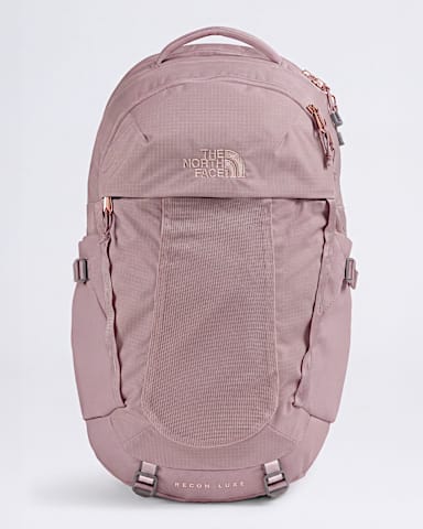 Womens Recon Luxe Backpack  30L TNF Metal PinkBurnt Coral Metallic HERO