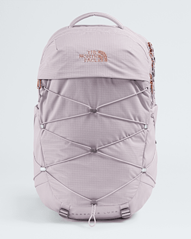 Womens Borealis Luxe Backpack  27L TNF Metal PinkBurnt Coral Metallic HERO