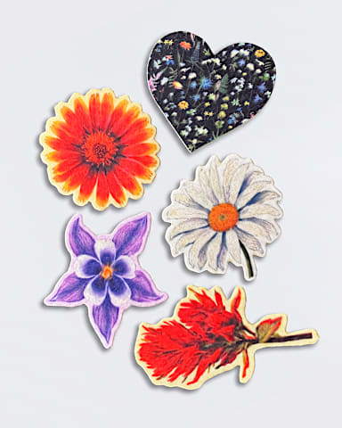 Floral Patches 5Pack TNF Floral Pack 1 HERO