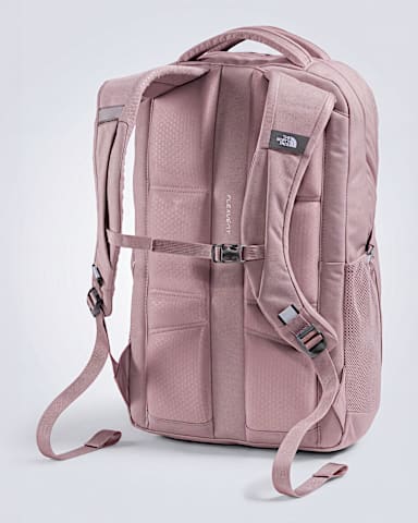 Womens Jester Luxe Backpack 27L TNF Metal PinkBurnt Coral Metallic BACK