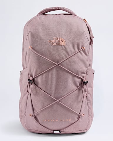 Womens Jester Luxe Backpack 27L TNF Metal PinkBurnt Coral Metallic HERO