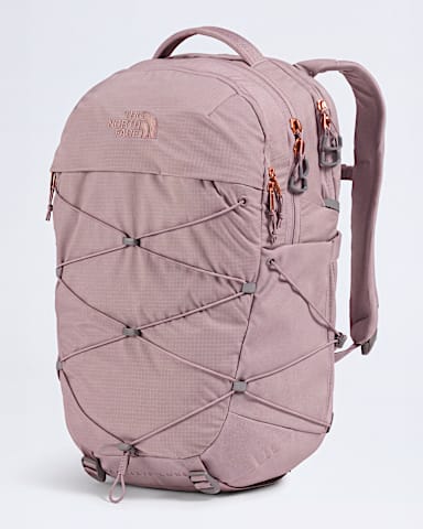 Sac dos Borealis Luxe pour femmes TNF Rose MetalMetallique Corail Brule FRONT34