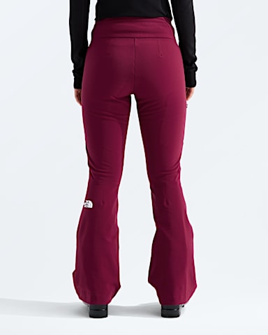 Womens Snoga Pant TNF Burgundy Crush BACK