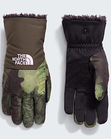 Boys Shasta Gloves TNF New Taupe Green  Yosemite Oak Print HERO