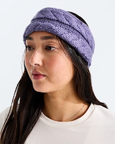 Womens Oh Mega Headband TNF Grounded Plum MODELBACK