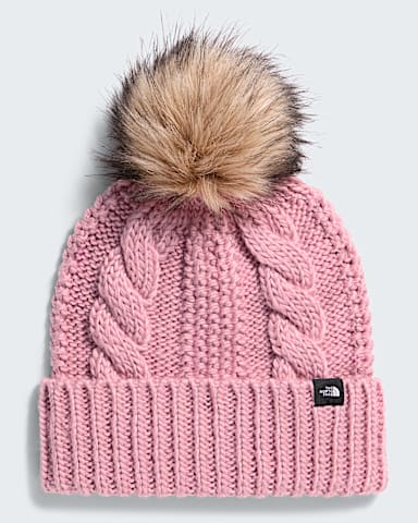 Kids Oh Mega Fur Pom Beanie TNF Primrose HERO