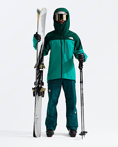 Mens Summit Eastwall GTX Jacket TNF Restorative Teal Pacific Teal HERO2