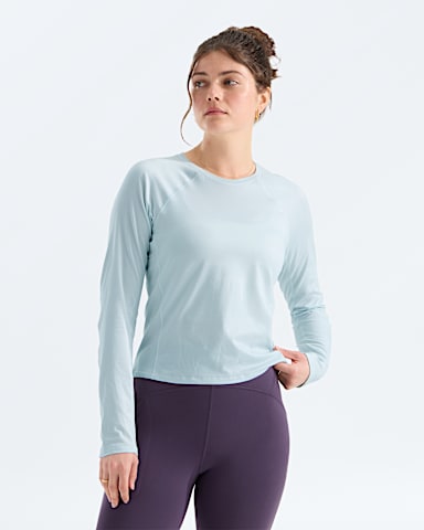 Chandail manches longues Jaida pour femmes TNF Pearl Stone Light Heather HERO