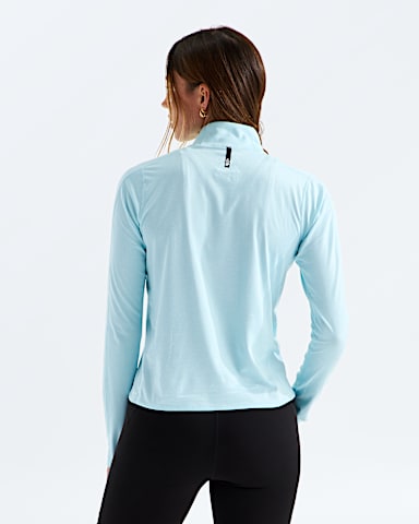 Womens Jaida Zip TNF Glacier Light Heather BACK