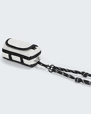Base Camp Mini Duffel Keychain TNF Cumulus Cloud HERO