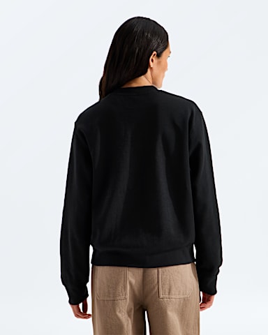 Tshirt TNF en tricot double pour femmes TNF Noir TNF BACK
