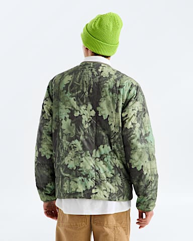 Mens Lhotse LT Insulated JacketPrint TNF New Taupe Green Yosemite Oak Print BACK