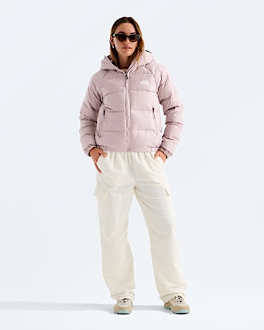 Womens Hydrenalite Down Hoodie TNF Metal Pink HERO2