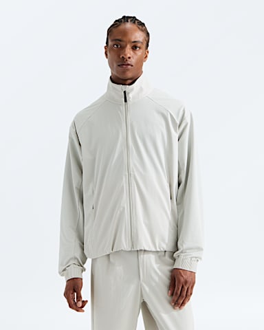 Mens TNF Tech Woven Jacket TNF Cumulus Cloud Main
