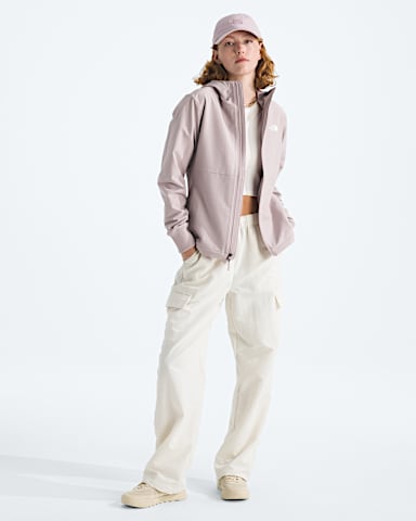 Womens Shelbe Raschel Hoodie TNF Metal Pink HERO2
