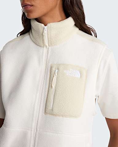 Womens Yumiori Vest TNF White DuneDesert Stone HERO3