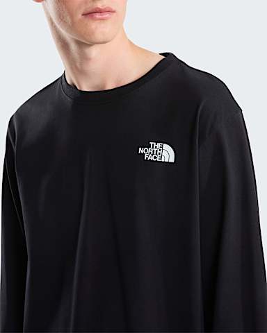 Tshirt manches longues Evolution avec logo carr NSE pour hommes TNF Noir TNF HERO3