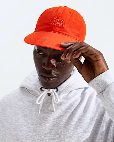 TNF Red Box British Millerain Hat TNF BM Red MODELBACK