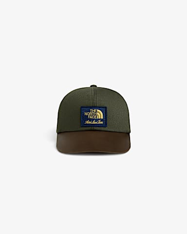 TNF X Aim Leon Dore Leather Cap TNF New Taupe Green HERO