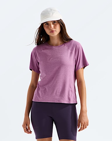 Womens Jaida ShortSleeve Tee TNF Hushed Lavender Light Heather HERO