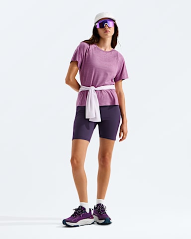 Womens Jaida ShortSleeve Tee TNF Hushed Lavender Light Heather HERO2