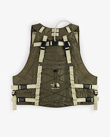 Veste Tech TNF X Aim Leon Dore TNF Vert Taupe Nouveau BACK