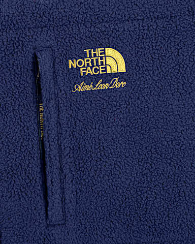 TNF X Aim Leon Dore Fleece Blanket TNF Estate Blue ALT1