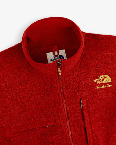 TNF X Aim Leon Dore 95 Denali HalfZip Fleece Pullover TNF TNF Red ALT1
